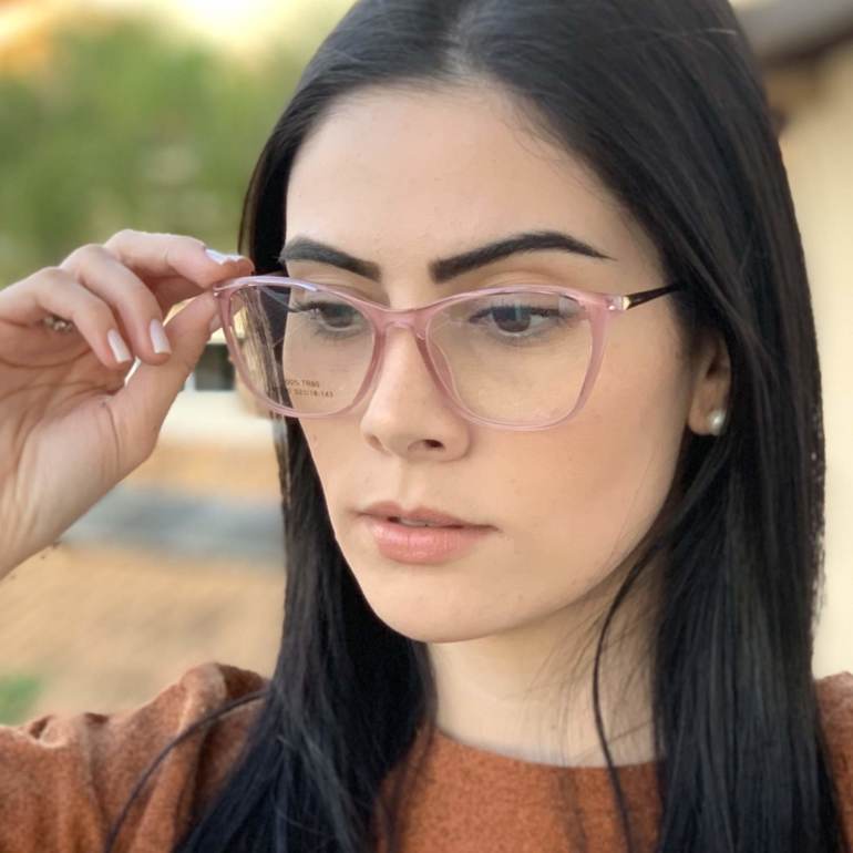 saline.com.br armacao de grau retangular ana julia rosa