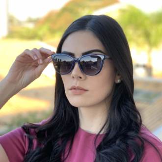 saline.com.br oculos de grau 2 em 1 gatinho new azul com tartaruga 2
