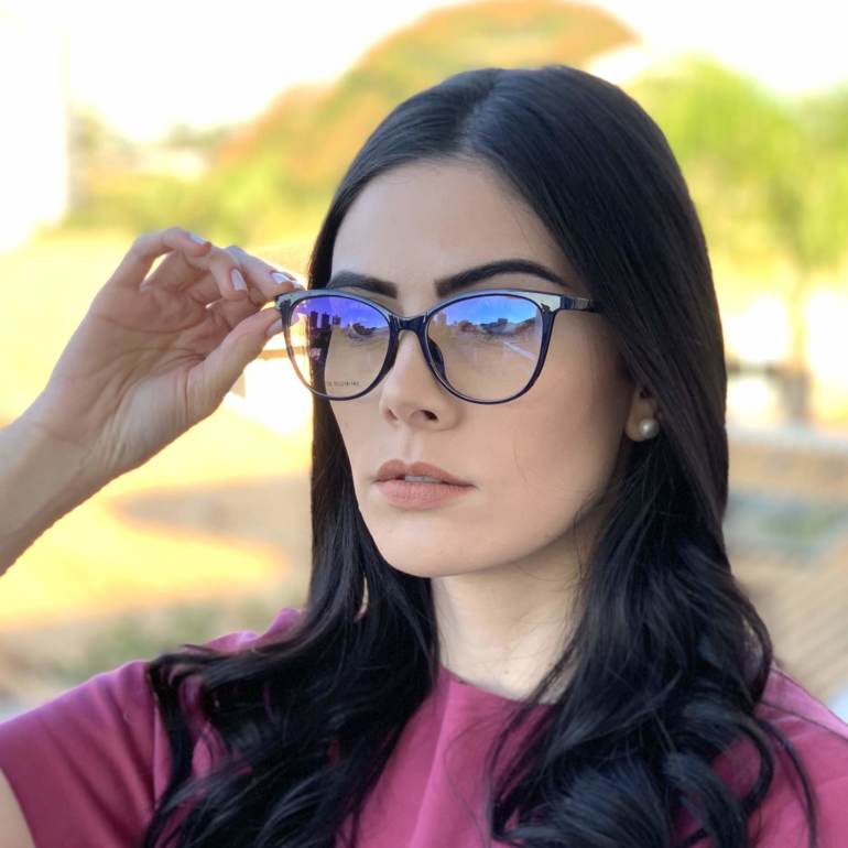 saline.com.br oculos de grau 2 em 1 gatinho new azul com tartaruga 4