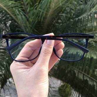 saline.com.br armacao de grau 2 em 1 bia azul com tartaruga 2