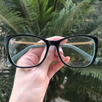 saline.com.br armacao de grau gatinho mari preto com verde 3