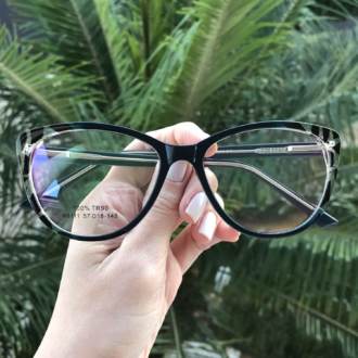 saline.com.br oculos de grau gatinho azul com tartaruga dina 3