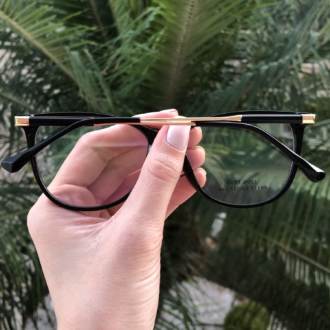 saline.com.br oculos de grau gatinho preto ste 1