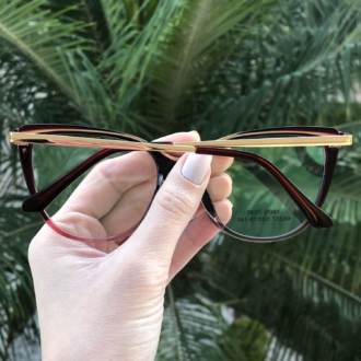 saline.com.br oculos de grau gatinho vermelho com transparente larissa 2 0 1