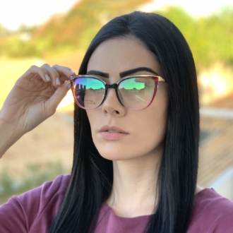 saline.com.br oculos de grau gatinho vermelho com transparente larissa 2 0 3