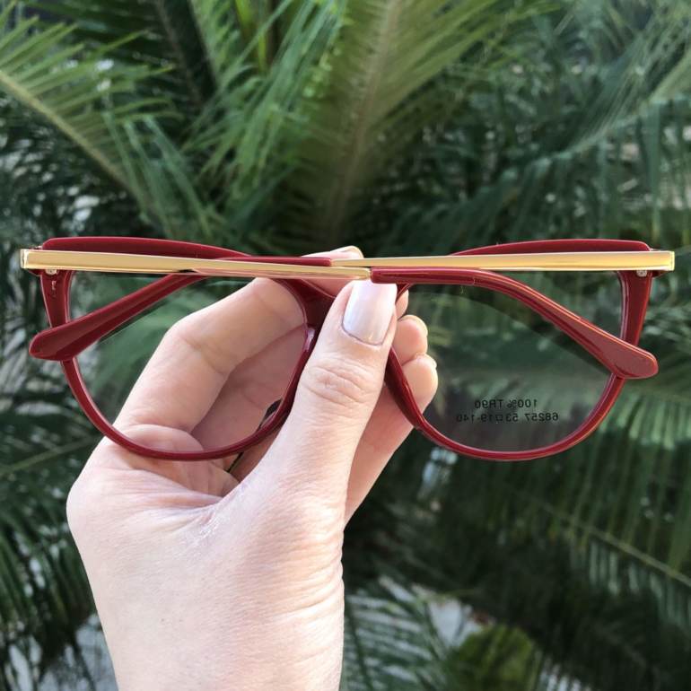 saline.com.br oculos de grau gatinho vermelho larissa 2 0 1