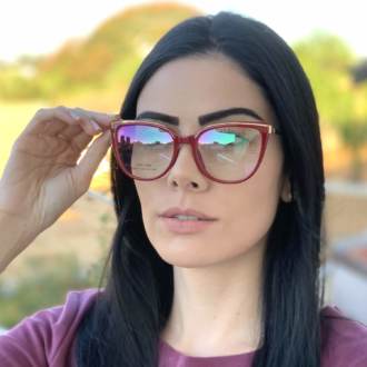 saline.com.br oculos de grau gatinho vermelho larissa 2 0 3