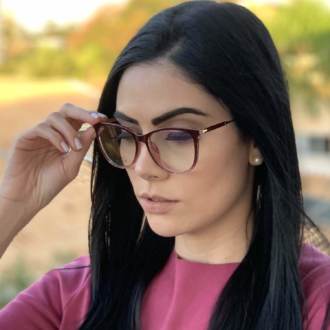 saline.com.br oculos de grau gatinho vinho com transparente ste 2