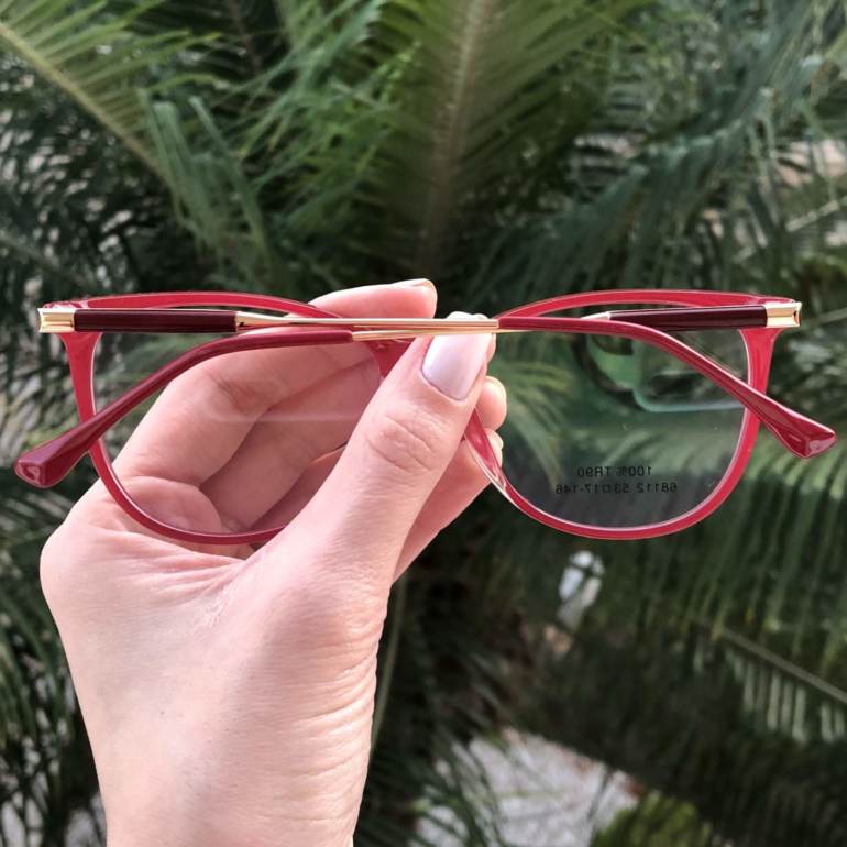 saline.com.br oculos de grau gatinho vinho com transparente ste copia