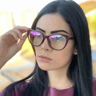 saline.com.br oculos de grau gatinho vinho dina 4