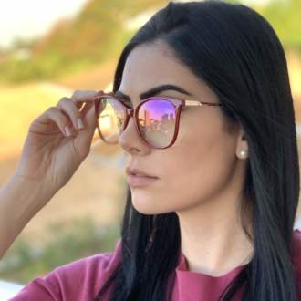 saline.com.br oculos de grau quadrado vermelho juli 2