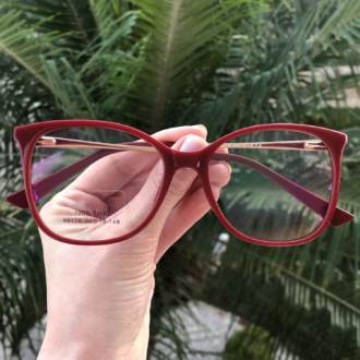 saline.com.br oculos de grau quadrado vermelho juli