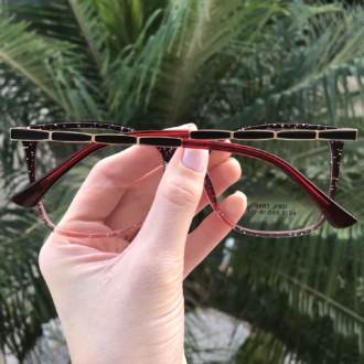 saline.com.br oculos de grau quadrado vinho com transparente 1