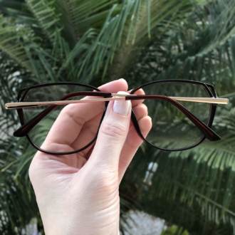 saline.com.br oculos de grau retangular marrom alice 4