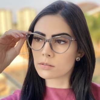 safine com br oculos de grau gatinho cinza transparente katy 2