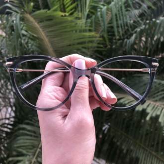safine com br oculos de grau gatinho cinza transparente katy 3