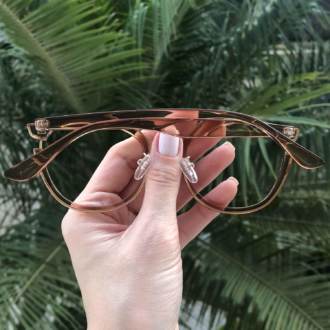 safine com br oculos de grau gatinho marrom transparente bel 1