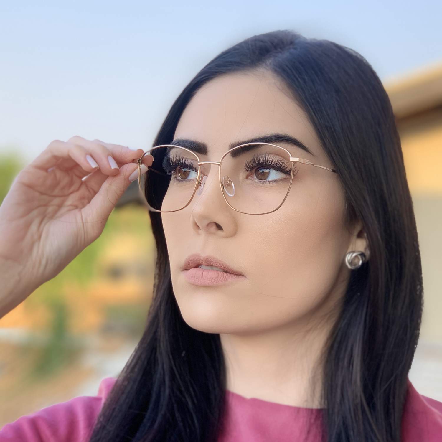 safine com br oculos de grau quadrado cobre lila 2 safine com br oculos de grau quadrado cobre lila 2