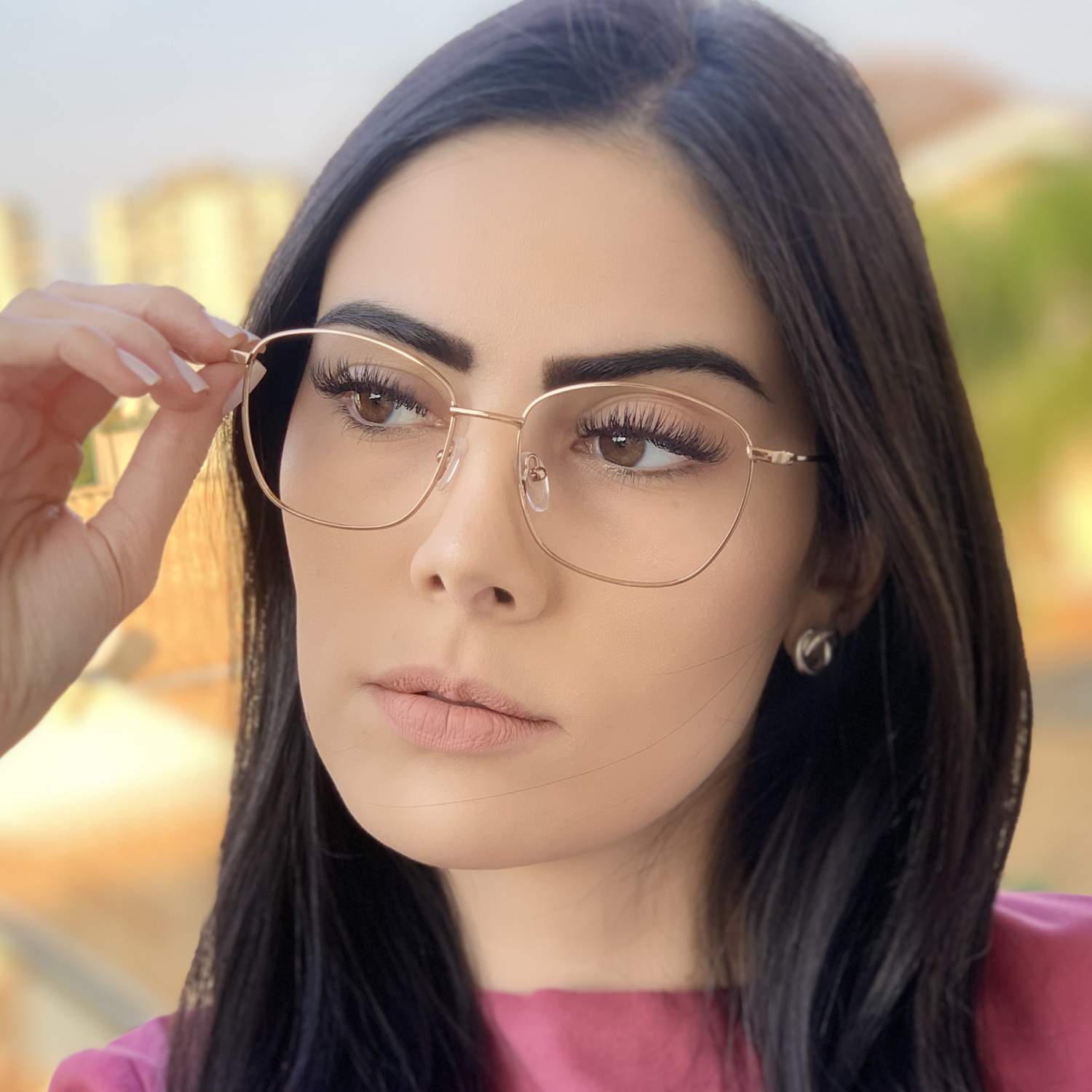 safine com br oculos de grau quadrado cobre lila 4 safine com br oculos de grau quadrado cobre lila 4