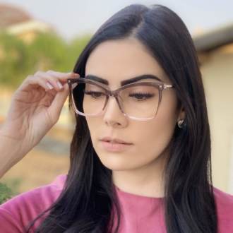safine com br oculos de grau quadrado colorido luma 2