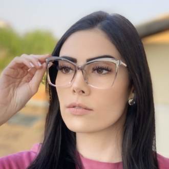 safine com br oculos de grau quadrado colorido luma 3