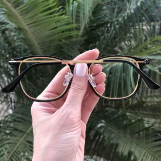 safine com br oculos de grau quadrado preto duda 6