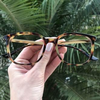 safine com br oculos de grau quadrado tartaruga joana