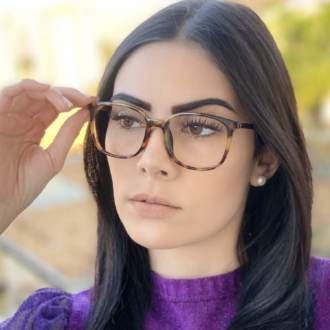 safine com br oculos de grau quadrado tartaruga joana 4