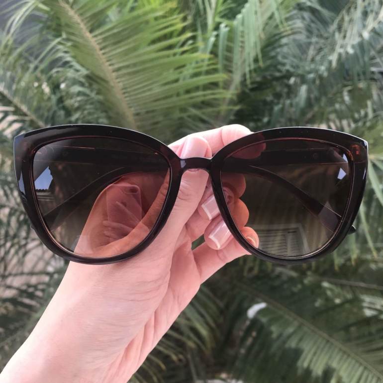 safine com br oculos de sol gatinho marrom com transparente paty copia