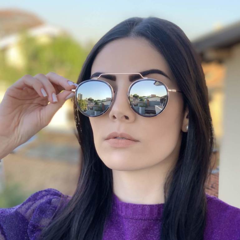 safine com br oculos de sol redondo espelhado ivy new 2