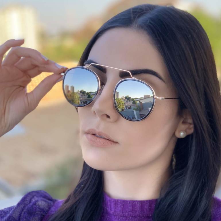 safine com br oculos de sol redondo espelhado ivy new 3