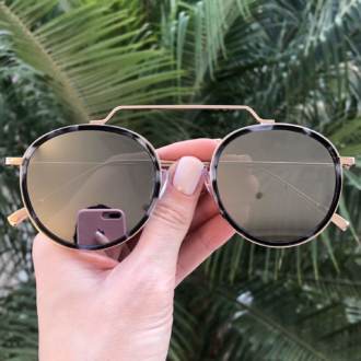 safine com br oculos de sol redondo espelhado ivy new