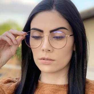 saline.com.br oculos de grau redondo dourado com marsala raissa 1