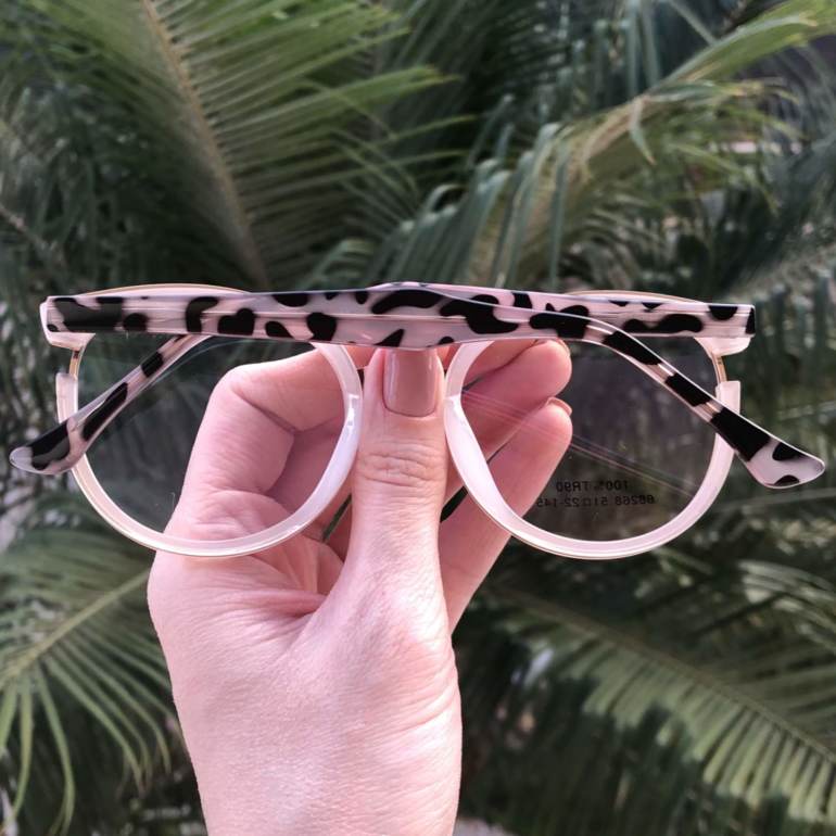 saline.com.br oculos de grau redondo nude com tartaruga eva 2 0 1