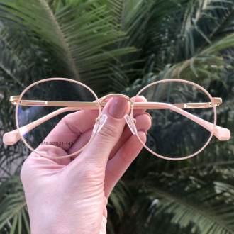 saline.com.br oculos de grau redondo nude raissa