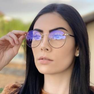saline.com.br oculos de grau redondo preto com prata raissa 3