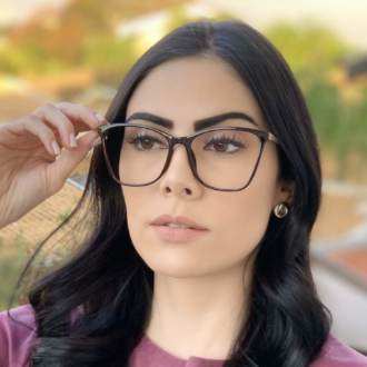 saline.com.br oculos de grau retangular marrom nany