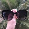 saline.com.br oculos de sol gatinho preto com degrade gil 3