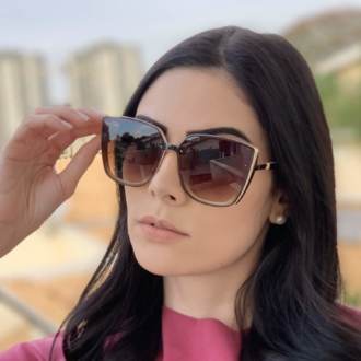 saline.com.br oculos de sol quadrado marrom com nude anita 2