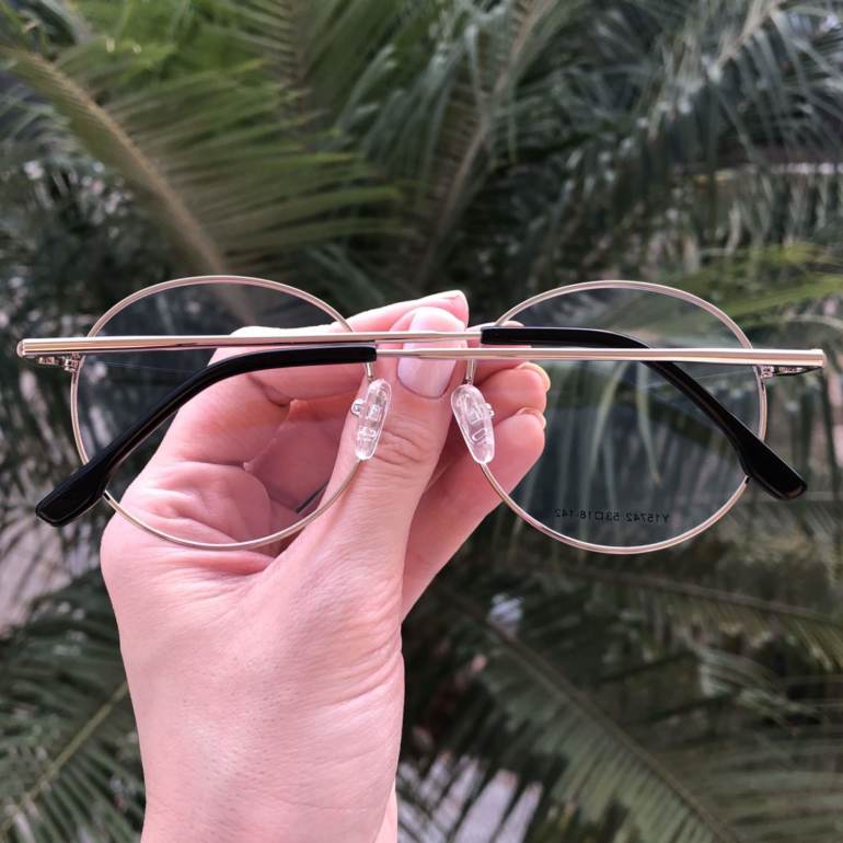 safine com br oculos 2 em 1 redondo preto com prata lolo 5