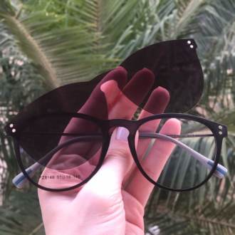 safine com br oculos 2 em 1 redondo preto fosco rafa 7