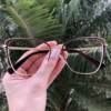 safine com br oculos de grau gatinho dourado com vinho karina