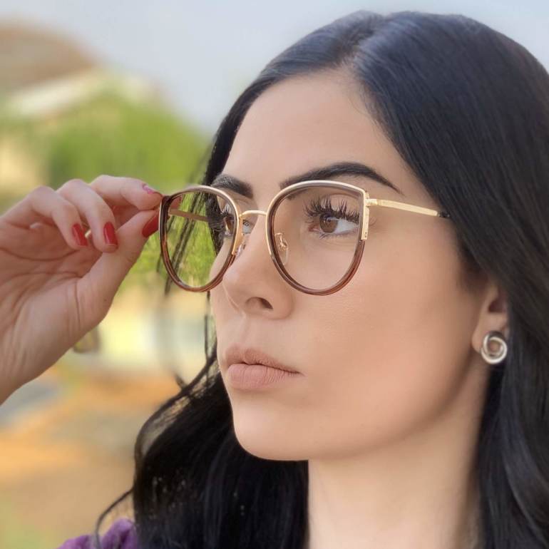 safine com br oculos de grau gatinho marrom cecilia 2