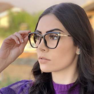 safine com br oculos de grau gatinho preto bela 2