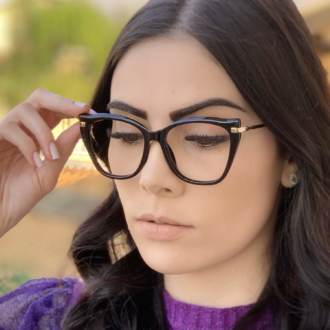 safine com br oculos de grau gatinho preto bela 4