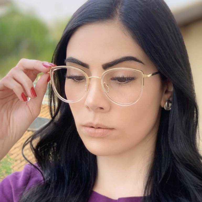safine com br oculos de grau gatinho transparente cecilia 1