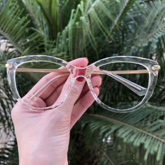 safine com br oculos de grau gatinho transparente fabi 2 0 3