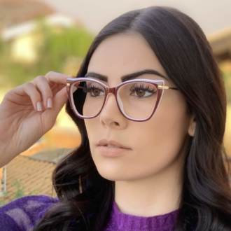 safine com br oculos de grau gatinho vinho com branco 3