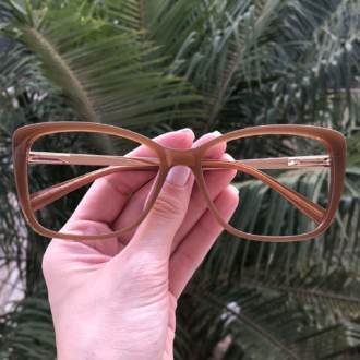 safine com br oculos de grau quadrado caramelo sue
