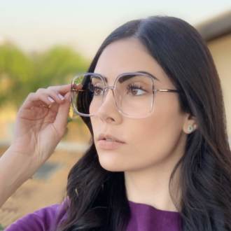 safine com br oculos de grau quadrado cinza may 2